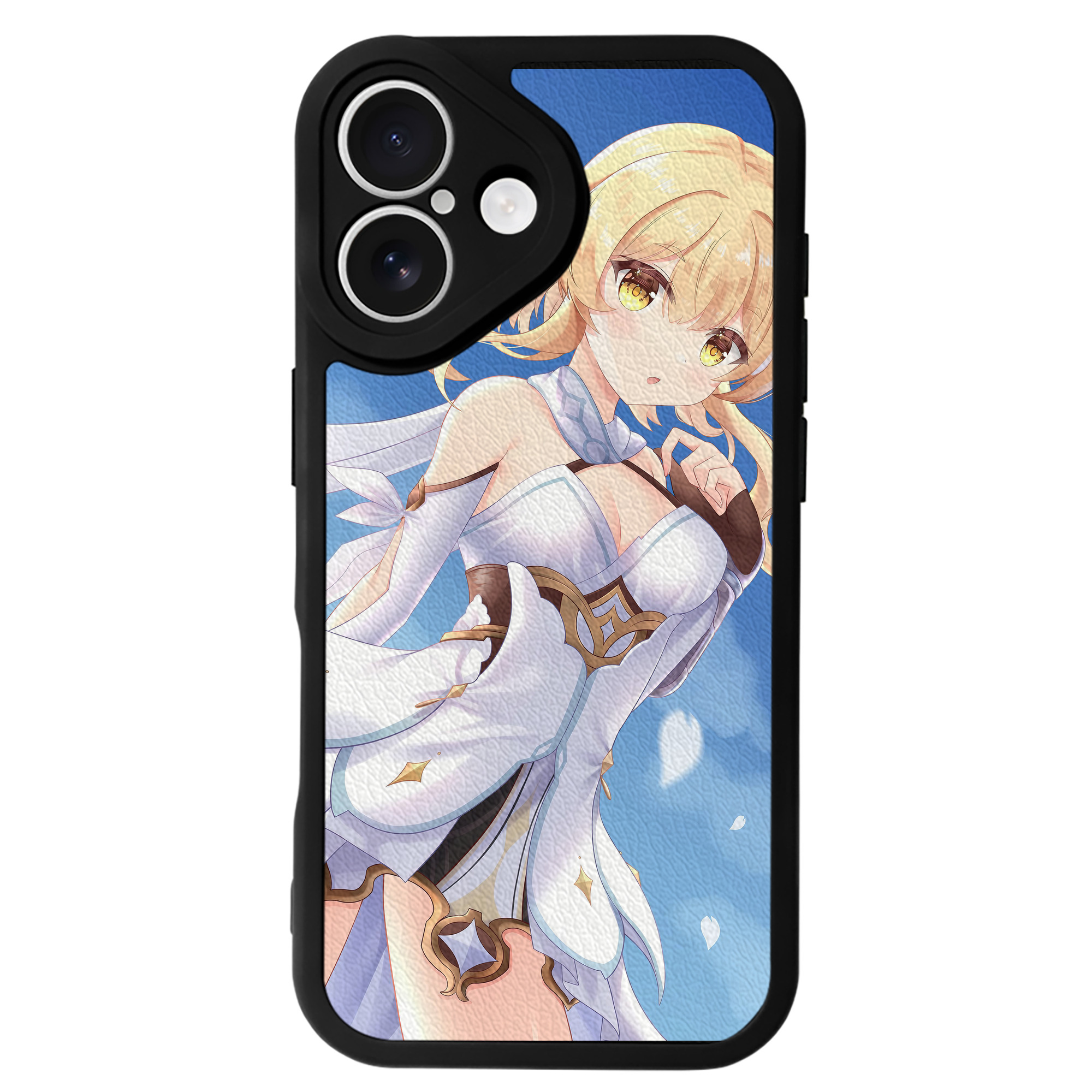 げんし神 genshin 【iPhone 16シリーズ対応】シリコンスマホケース（レザー調） 材質：シリコン